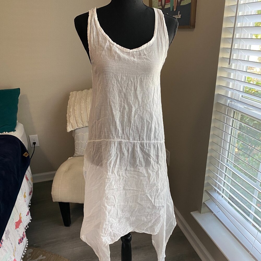 NWT PIAZZA ROMA WHITE BATHSUIT COVER SZ XS